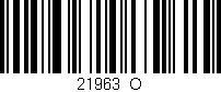Código de barras (EAN, GTIN, SKU, ISBN): '21963_O'