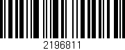 Código de barras (EAN, GTIN, SKU, ISBN): '2196811'