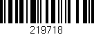 Código de barras (EAN, GTIN, SKU, ISBN): '219718'