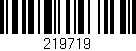 Código de barras (EAN, GTIN, SKU, ISBN): '219719'