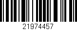 Código de barras (EAN, GTIN, SKU, ISBN): '21974457'
