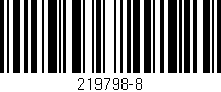 Código de barras (EAN, GTIN, SKU, ISBN): '219798-8'