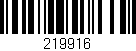 Código de barras (EAN, GTIN, SKU, ISBN): '219916'