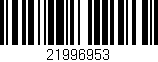 Código de barras (EAN, GTIN, SKU, ISBN): '21996953'