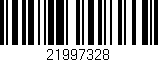 Código de barras (EAN, GTIN, SKU, ISBN): '21997328'
