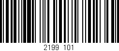 Código de barras (EAN, GTIN, SKU, ISBN): '2199/101'