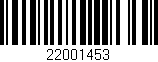Código de barras (EAN, GTIN, SKU, ISBN): '22001453'