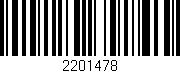 Código de barras (EAN, GTIN, SKU, ISBN): '2201478'