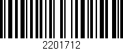 Código de barras (EAN, GTIN, SKU, ISBN): '2201712'