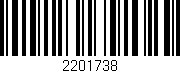 Código de barras (EAN, GTIN, SKU, ISBN): '2201738'