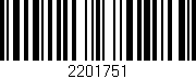 Código de barras (EAN, GTIN, SKU, ISBN): '2201751'