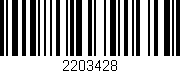 Código de barras (EAN, GTIN, SKU, ISBN): '2203428'