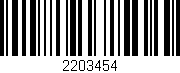Código de barras (EAN, GTIN, SKU, ISBN): '2203454'