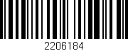 Código de barras (EAN, GTIN, SKU, ISBN): '2206184'