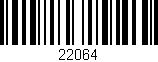 Código de barras (EAN, GTIN, SKU, ISBN): '22064'