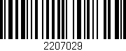 Código de barras (EAN, GTIN, SKU, ISBN): '2207029'