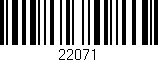Código de barras (EAN, GTIN, SKU, ISBN): '22071'