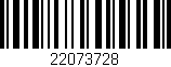 Código de barras (EAN, GTIN, SKU, ISBN): '22073728'