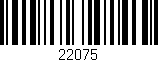 Código de barras (EAN, GTIN, SKU, ISBN): '22075'