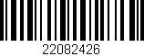 Código de barras (EAN, GTIN, SKU, ISBN): '22082426'