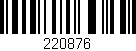 Código de barras (EAN, GTIN, SKU, ISBN): '220876'