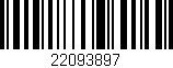 Código de barras (EAN, GTIN, SKU, ISBN): '22093897'