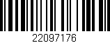 Código de barras (EAN, GTIN, SKU, ISBN): '22097176'