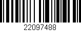 Código de barras (EAN, GTIN, SKU, ISBN): '22097488'