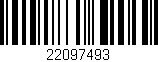 Código de barras (EAN, GTIN, SKU, ISBN): '22097493'
