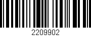 Código de barras (EAN, GTIN, SKU, ISBN): '2209902'