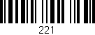 Código de barras (EAN, GTIN, SKU, ISBN): '221'