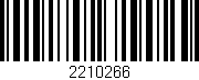 Código de barras (EAN, GTIN, SKU, ISBN): '2210266'