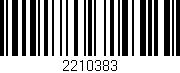 Código de barras (EAN, GTIN, SKU, ISBN): '2210383'