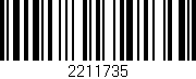 Código de barras (EAN, GTIN, SKU, ISBN): '2211735'