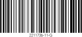 Código de barras (EAN, GTIN, SKU, ISBN): '221173b-11-G'
