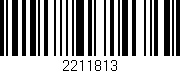 Código de barras (EAN, GTIN, SKU, ISBN): '2211813'
