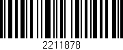 Código de barras (EAN, GTIN, SKU, ISBN): '2211878'
