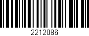 Código de barras (EAN, GTIN, SKU, ISBN): '2212086'