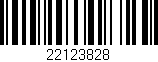 Código de barras (EAN, GTIN, SKU, ISBN): '22123828'