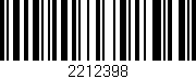 Código de barras (EAN, GTIN, SKU, ISBN): '2212398'