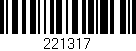 Código de barras (EAN, GTIN, SKU, ISBN): '221317'