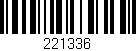 Código de barras (EAN, GTIN, SKU, ISBN): '221336'