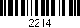 Código de barras (EAN, GTIN, SKU, ISBN): '2214'
