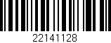 Código de barras (EAN, GTIN, SKU, ISBN): '22141128'
