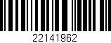 Código de barras (EAN, GTIN, SKU, ISBN): '22141962'