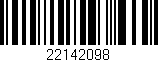 Código de barras (EAN, GTIN, SKU, ISBN): '22142098'