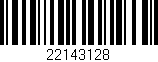Código de barras (EAN, GTIN, SKU, ISBN): '22143128'