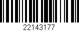 Código de barras (EAN, GTIN, SKU, ISBN): '22143177'