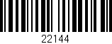 Código de barras (EAN, GTIN, SKU, ISBN): '22144'