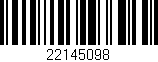 Código de barras (EAN, GTIN, SKU, ISBN): '22145098'